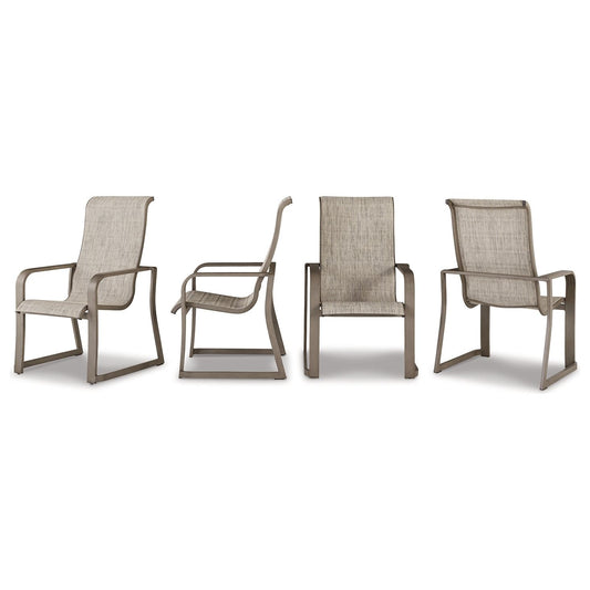 Signature Design by Ashley® Beach Front Sling Arm Chair (4/CN).