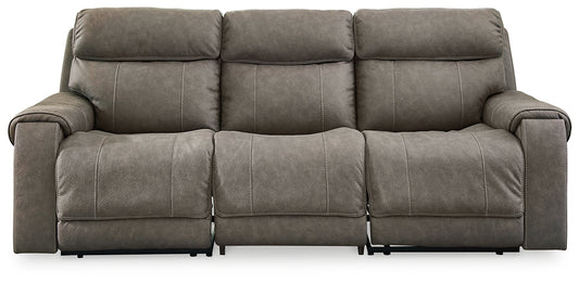 Signature Design by Ashley® Starbot 3-Piece Power Reclining Sectional Sofa.