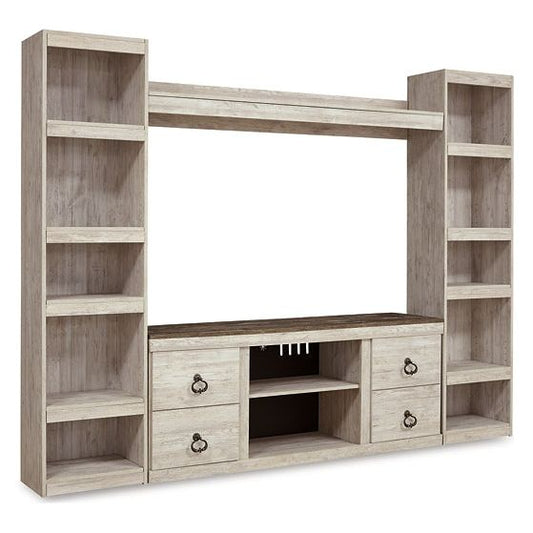 Signature Design by Ashley® Willowton 4-Piece Entertainment Center.