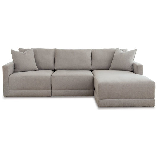 Benchcraft® Katany 3-Piece Sectional with Chaise.