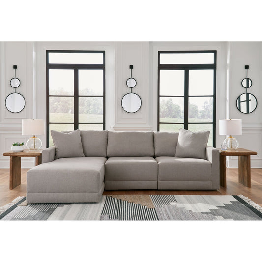 Benchcraft® Katany 3-Piece Sectional with Chaise.