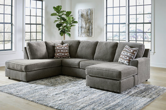 Signature Design by Ashley® O'Phannon 2-Piece Sectional with Chaise at   Contempo Furniture  Contempo Furniture O'Phannon 2-Piece Sectional with Chaise Signature Design by Ashley®.