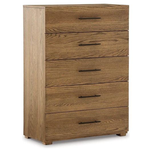 Signature Design by Ashley® Dakmore Five Drawer Chest.