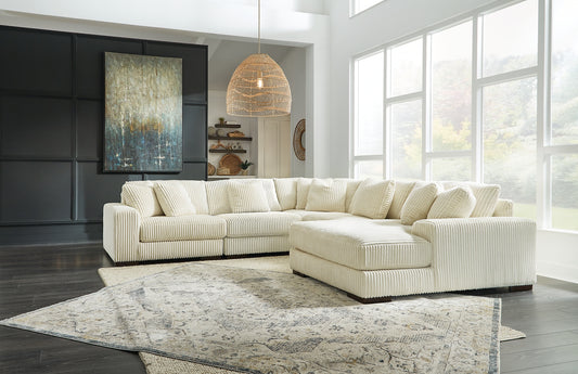 Signature Design by Ashley® Lindyn 5-Piece Sectional with Chaise.