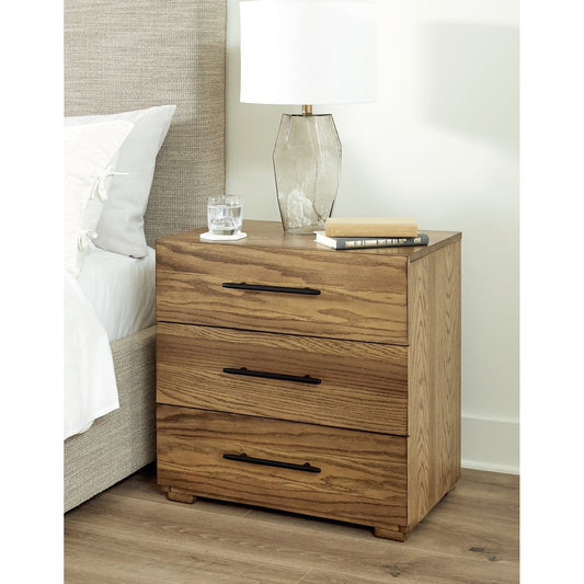 Signature Design by Ashley® Dakmore Three Drawer Night Stand.