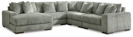 Signature Design by Ashley® Lindyn 5-Piece Sectional with Chaise.