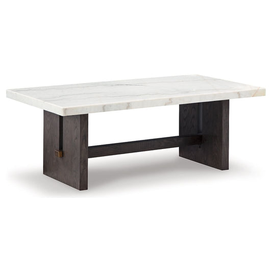 Signature Design by Ashley® Burkhaus Rectangular Cocktail Table.