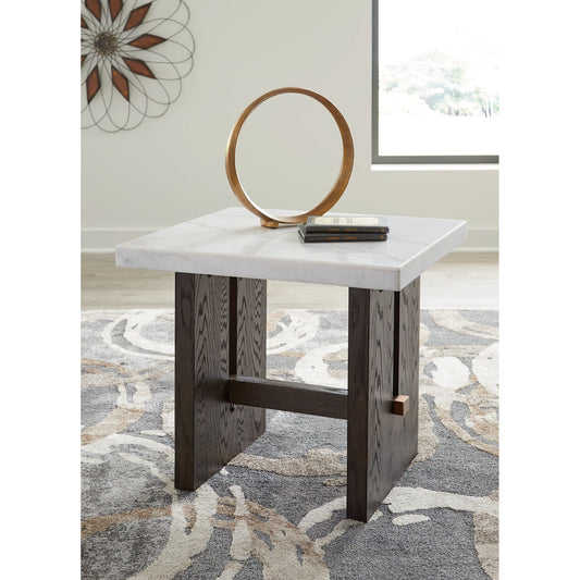 Signature Design by Ashley® Burkhaus Rectangular End Table.