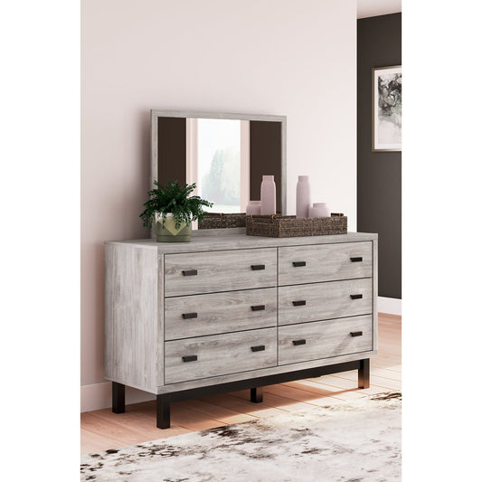 Signature Design by Ashley® Vessalli Dresser and Mirror at   Contempo Furniture  Contempo Furniture Vessalli Dresser and Mirror Signature Design by Ashley®.