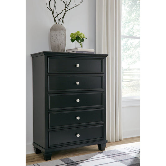 Signature Design by Ashley® Lanolee Five Drawer Chest at   Contempo Furniture  Contempo Furniture Lanolee Five Drawer Chest Signature Design by Ashley®.