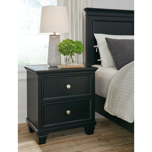 Signature Design by Ashley® Lanolee Two Drawer Night Stand at   Contempo Furniture  Contempo Furniture Lanolee Two Drawer Night Stand Signature Design by Ashley®.