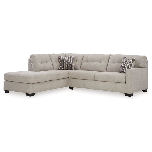 Signature Design by Ashley® Mahoney 2-Piece Sectional with Chaise at   Contempo Furniture  Contempo Furniture Mahoney 2-Piece Sectional with Chaise Signature Design by Ashley®.