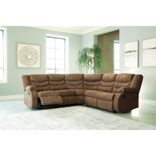 Signature Design by Ashley® Partymate 2-Piece Reclining Sectional at   Contempo Furniture  Contempo Furniture Partymate 2-Piece Reclining Sectional Signature Design by Ashley®.