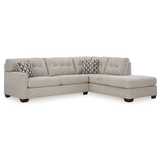 Signature Design by Ashley® Mahoney 2-Piece Sectional with Chaise at   Contempo Furniture  Contempo Furniture Mahoney 2-Piece Sectional with Chaise Signature Design by Ashley®.