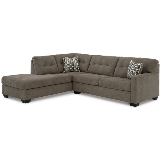 Signature Design by Ashley® Mahoney 2-Piece Sectional with Chaise at   Contempo Furniture  Contempo Furniture Mahoney 2-Piece Sectional with Chaise Signature Design by Ashley®.