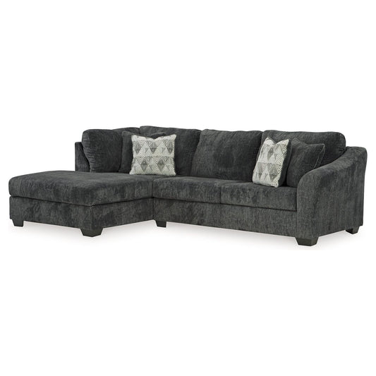 Signature Design by Ashley® Biddeford 2-Piece Sleeper Sectional with Chaise at   Contempo Furniture  Contempo Furniture Biddeford 2-Piece Sleeper Sectional with Chaise Signature Design by Ashley®.