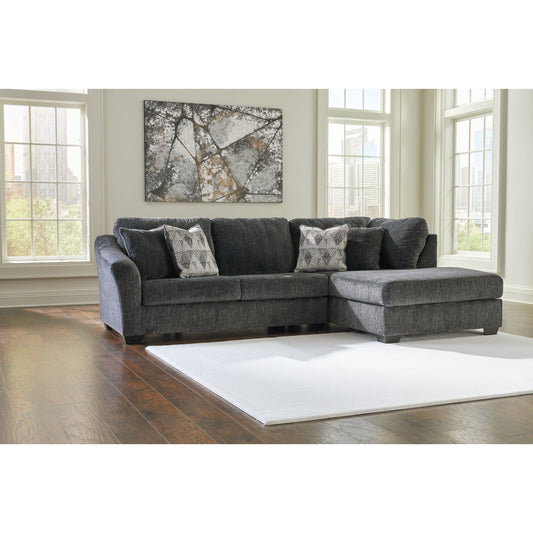 Signature Design by Ashley® Biddeford 2-Piece Sectional with Chaise at   Contempo Furniture  Contempo Furniture Biddeford 2-Piece Sectional with Chaise Signature Design by Ashley®.