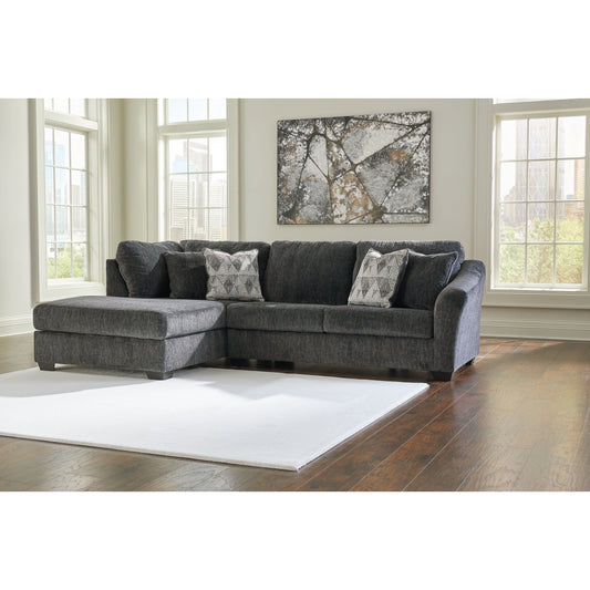 Signature Design by Ashley® Biddeford 2-Piece Sectional with Chaise at   Contempo Furniture  Contempo Furniture Biddeford 2-Piece Sectional with Chaise Signature Design by Ashley®.