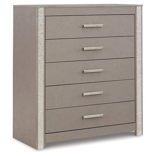 Signature Design by Ashley® Surancha Five Drawer Wide Chest at   Contempo Furniture  Contempo Furniture Surancha Five Drawer Wide Chest Signature Design by Ashley®.