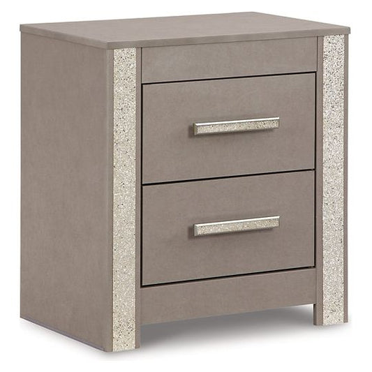 Signature Design by Ashley® Surancha Two Drawer Night Stand at   Contempo Furniture  Contempo Furniture Surancha Two Drawer Night Stand Signature Design by Ashley®.