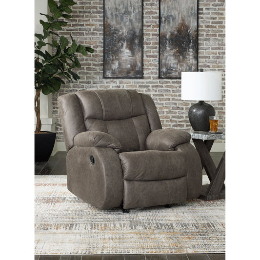 Signature Design by Ashley® First Base Rocker Recliner at   Contempo Furniture  Contempo Furniture First Base Rocker Recliner Signature Design by Ashley®.