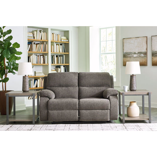 Signature Design by Ashley® Scranto Reclining Loveseat at   Contempo Furniture  Contempo Furniture Scranto Reclining Loveseat Signature Design by Ashley®.