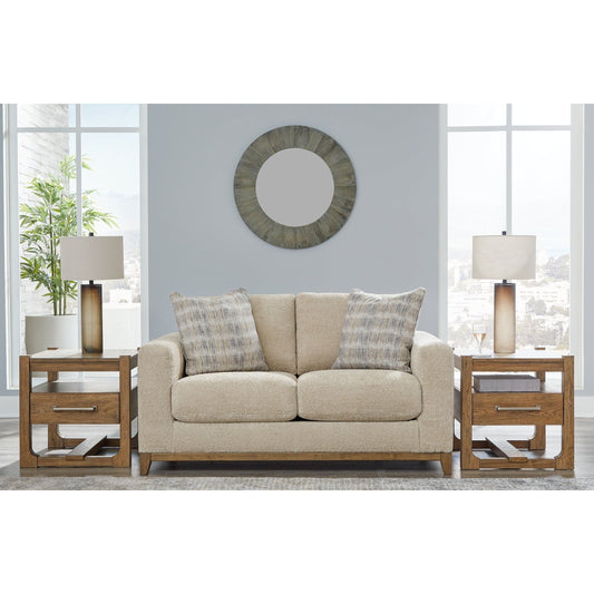 Signature Design by Ashley® Parklynn Loveseat at   Contempo Furniture  Contempo Furniture Parklynn Loveseat Signature Design by Ashley®.