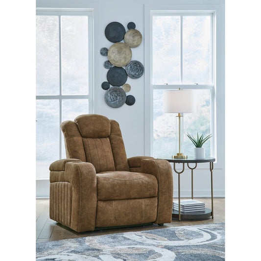 Signature Design by Ashley® Wolfridge PWR Recliner/ADJ Headrest at   Contempo Furniture  Contempo Furniture Wolfridge PWR Recliner/ADJ Headrest Signature Design by Ashley®.