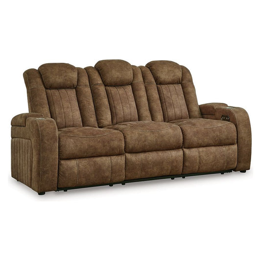 Signature Design by Ashley® Wolfridge PWR REC Sofa with ADJ Headrest at   Contempo Furniture  Contempo Furniture Wolfridge PWR REC Sofa with ADJ Headrest Signature Design by Ashley®.