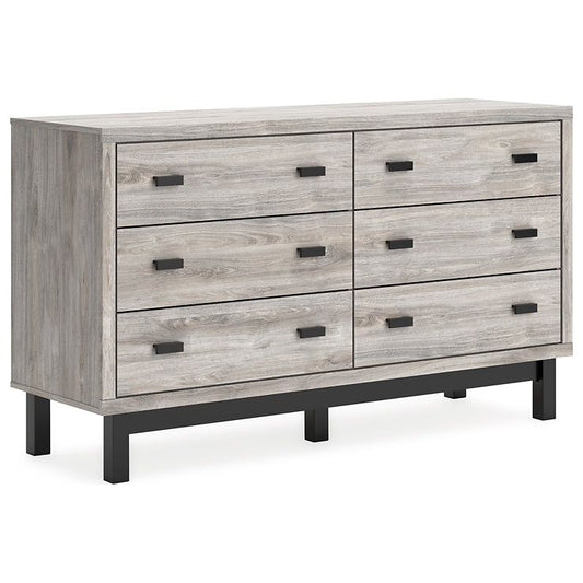 Signature Design by Ashley® Vessalli Six Drawer Dresser at   Contempo Furniture  Contempo Furniture Vessalli Six Drawer Dresser Signature Design by Ashley®.