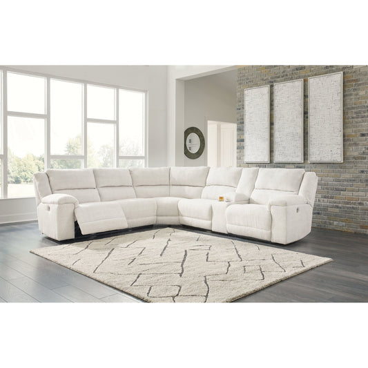 Signature Design by Ashley® Keensburg 3-Piece Power Reclining Sectional at   Contempo Furniture  Contempo Furniture Keensburg 3-Piece Power Reclining Sectional Signature Design by Ashley®.