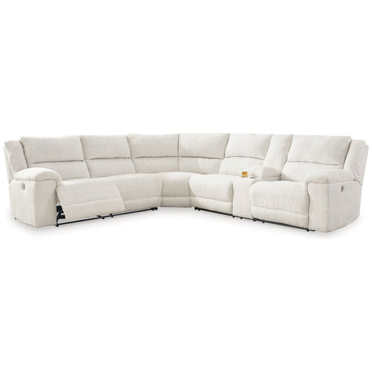 Signature Design by Ashley® Keensburg 3-Piece Power Reclining Sectional at   Contempo Furniture  Contempo Furniture Keensburg 3-Piece Power Reclining Sectional Signature Design by Ashley®.