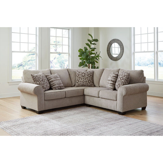 Signature Design by Ashley® Claireah 2-Piece Sectional at   Contempo Furniture  Contempo Furniture Claireah 2-Piece Sectional Signature Design by Ashley®.