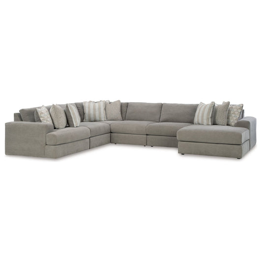 Signature Design by Ashley® Avaliyah 6-Piece Sectional with Chaise at   Contempo Furniture  Contempo Furniture Avaliyah 6-Piece Sectional with Chaise Signature Design by Ashley®.