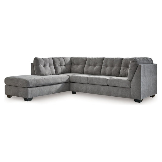 Signature Design by Ashley® Marleton 2-Piece Sleeper Sectional with Chaise at   Contempo Furniture  Contempo Furniture Marleton 2-Piece Sleeper Sectional with Chaise Signature Design by Ashley®.