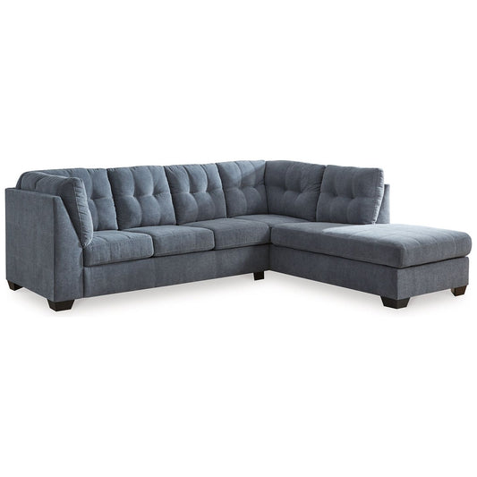 Signature Design by Ashley® Marleton 2-Piece Sleeper Sectional with Chaise at   Contempo Furniture  Contempo Furniture Marleton 2-Piece Sleeper Sectional with Chaise Signature Design by Ashley®.