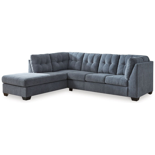 Signature Design by Ashley® Marleton 2-Piece Sleeper Sectional with Chaise at   Contempo Furniture  Contempo Furniture Marleton 2-Piece Sleeper Sectional with Chaise Signature Design by Ashley®.