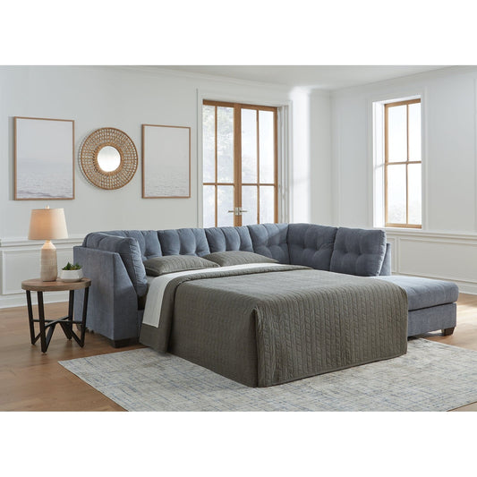 Signature Design by Ashley® Marleton 2-Piece Sleeper Sectional with Chaise at   Contempo Furniture  Contempo Furniture Marleton 2-Piece Sleeper Sectional with Chaise Signature Design by Ashley®.