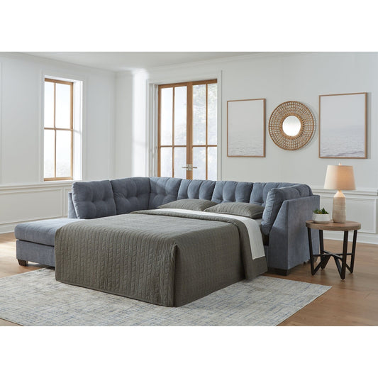 Signature Design by Ashley® Marleton 2-Piece Sleeper Sectional with Chaise at   Contempo Furniture  Contempo Furniture Marleton 2-Piece Sleeper Sectional with Chaise Signature Design by Ashley®.