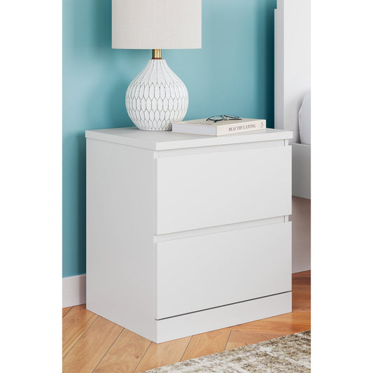 Signature Design by Ashley® Onita Two Drawer Night Stand at   Contempo Furniture  Contempo Furniture Onita Two Drawer Night Stand Signature Design by Ashley®.