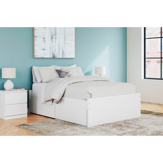 Signature Design by Ashley® Onita  Platform Bed With 2 Side Storage at   Contempo Furniture  Contempo Furniture Onita  Platform Bed With 2 Side Storage Signature Design by Ashley®.