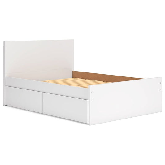 Signature Design by Ashley® Onita  Panel Platform Bed With 1 Side Storage at   Contempo Furniture  Contempo Furniture Onita  Panel Platform Bed With 1 Side Storage Signature Design by Ashley®.