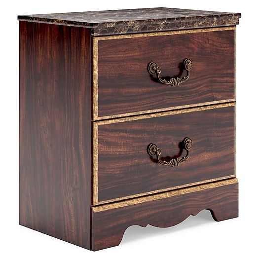 Signature Design by Ashley® Glosmount Two Drawer Night Stand at   Contempo Furniture  Contempo Furniture Glosmount Two Drawer Night Stand Signature Design by Ashley®.