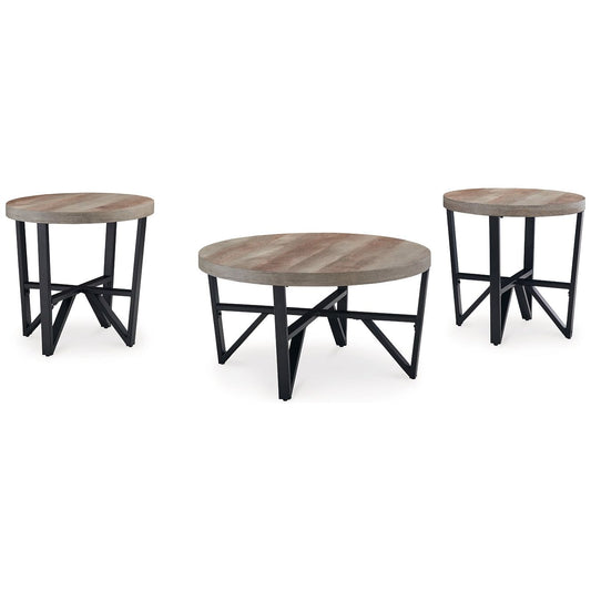 Signature Design by Ashley® Deanlee Occasional Table Set (3/CN).