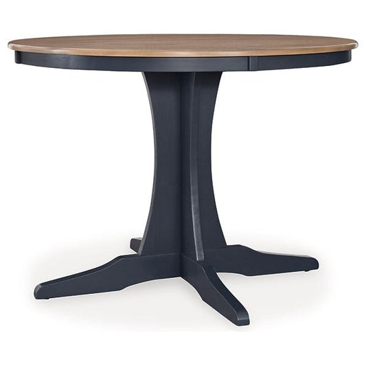 Signature Design by Ashley® Landocken Round Dining Room Table at   Contempo Furniture  Contempo Furniture Landocken Round Dining Room Table Signature Design by Ashley®.