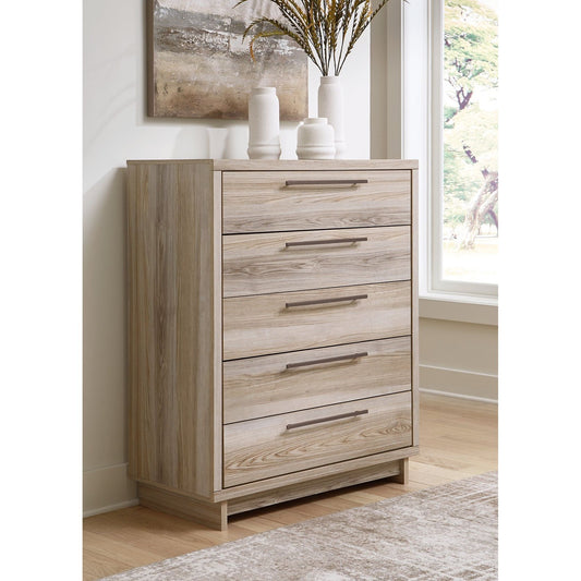 Signature Design by Ashley® Hasbrick Five Drawer Wide Chest at   Contempo Furniture  Contempo Furniture Hasbrick Five Drawer Wide Chest Signature Design by Ashley®.