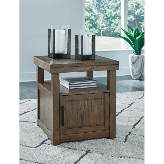 Signature Design by Ashley® Boardernest Rectangular End Table.