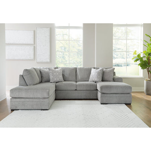 Signature Design by Ashley® Casselbury 2-Piece Sectional with Chaise at   Contempo Furniture  Contempo Furniture Casselbury 2-Piece Sectional with Chaise Signature Design by Ashley®.