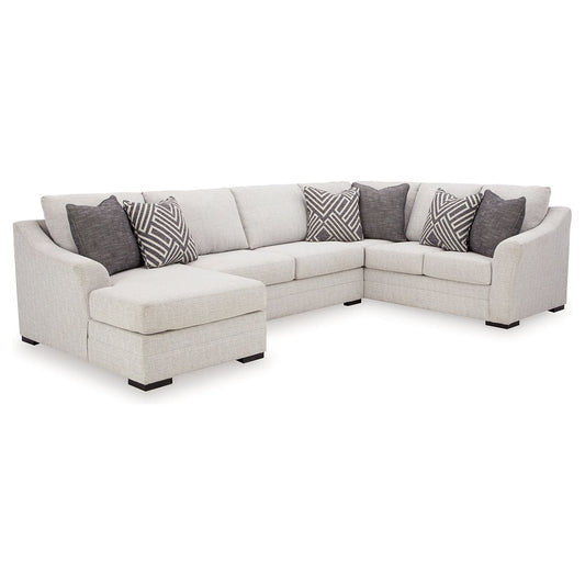 Benchcraft® Koralynn 3-Piece Sectional with Chaise at   Contempo Furniture  Contempo Furniture Koralynn 3-Piece Sectional with Chaise Benchcraft®.