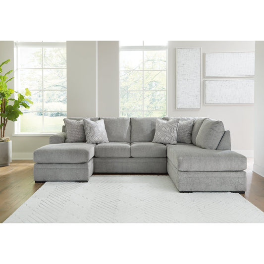 Signature Design by Ashley® Casselbury 2-Piece Sectional with Chaise at   Contempo Furniture  Contempo Furniture Casselbury 2-Piece Sectional with Chaise Signature Design by Ashley®.